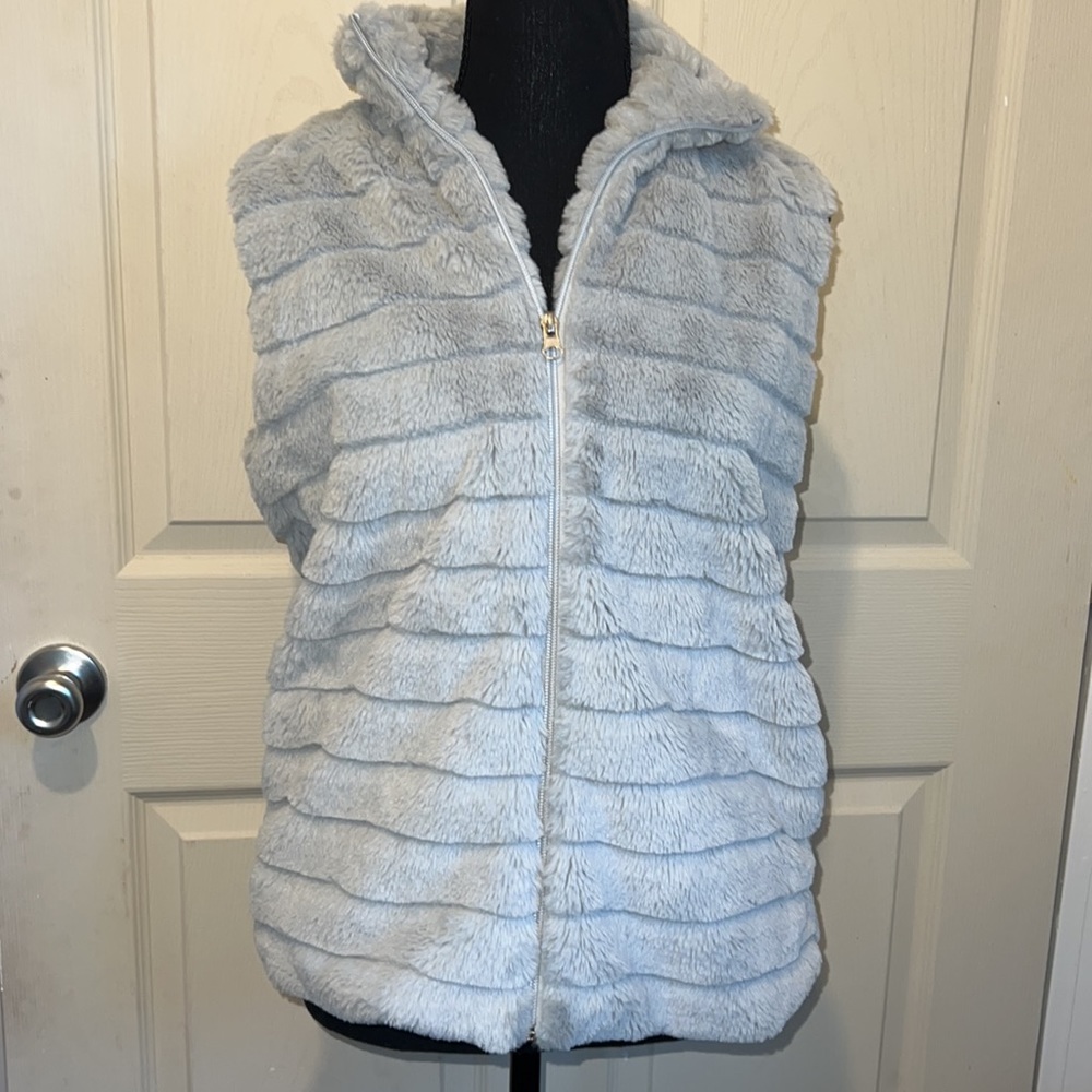 Heathmoor faux fur vest